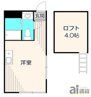 東京都小平市小川西町4【アパート】の間取り