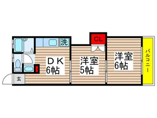 ユーカリハイツ【2階】の間取り