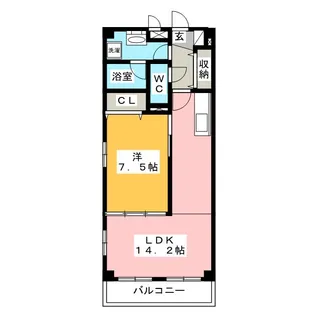 GLORIOUS 文京【3階】の間取り