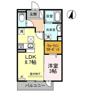 パインコート【1階】の間取り