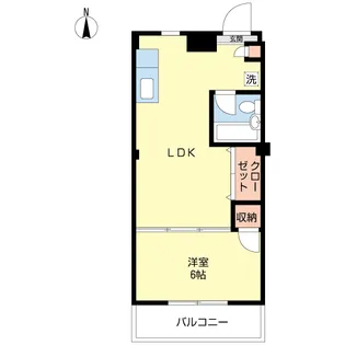 ビラ・トモミ【1階】の間取り