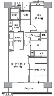 埼玉県新座市新堀3【アパート】の間取り