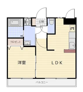 アルファレジデンスイースト【5階】の間取り