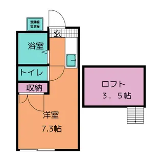 レモン青山【2階】の間取り