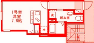 ベイルーム横須賀堀ノ内プレミア【3階】の間取り