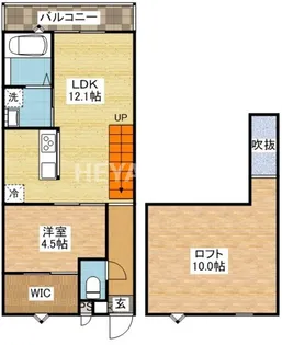 MODERN PALAZZO諫早LUCE【2階】の間取り
