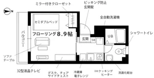 東京都墨田区本所1【マンション】の間取り