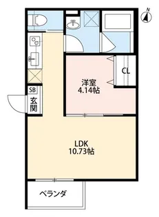 Pomelo【2階】の間取り