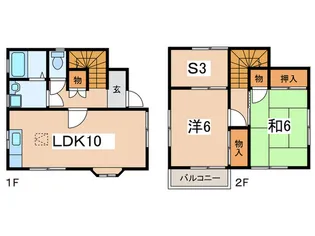 神奈川県小田原市府川【一戸建】の間取り