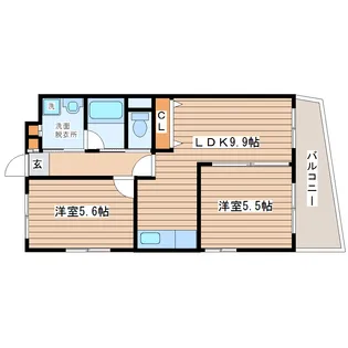 グランドゥSS【3階】の間取り