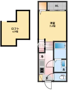 modern palazzo西時津B【1階】の間取り