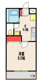 タクト鷺沼【2階】の間取り