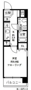 アビテ東高円寺【5階】の間取り