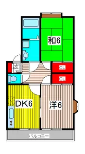 エミケーユ錦【1階】の間取り
