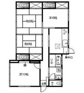 福島県郡山市安積町荒井字鎗ケ池【一戸建】の間取り