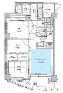 ミオカステーロ尾久【4階】の間取り