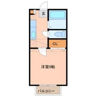 アヴァンセ富沢南壱番館【2階】の間取り