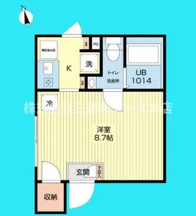 COCOCUBE平和島【3階】の間取り