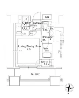 パークアクシス御茶ノ水ステージ【12階】の間取り