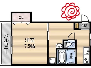 今津パークハイツ【2階】の間取り