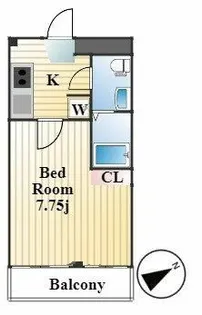 東京都文京区本駒込5【マンション】の間取り