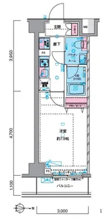 東京都江東区亀戸3【マンション】の間取り
