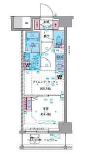 ジェノヴィア四ツ木【2階】の間取り