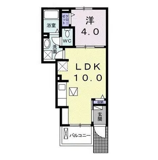 クリア- スカイ【1階】の間取り