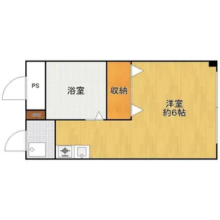 リバーサイド布萬【2階】の間取り