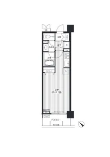 カナーリス月島【7階】の間取り