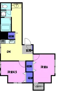 第2中村ビル【2階】の間取り