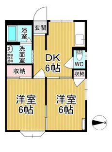 ルナコートIII【2階】の間取り