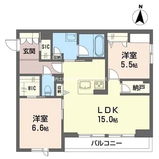 ベラ カーサ【2階】の間取り