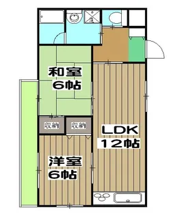 リジョイス桂【2階】の間取り