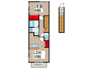 プリミエ-ルコ-トIIの間取り