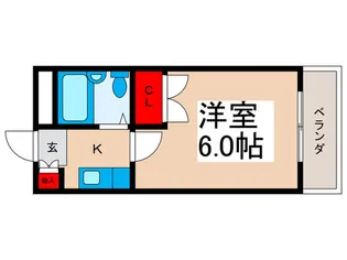 サンパレス東野【2階】の間取り
