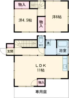 千葉県市原市江子田【一戸建】の間取り