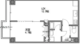 北千住ダイヤモンドマンション【2階】の間取り