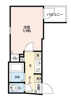グランクオール代田橋【3階】の間取り