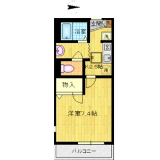 メゾン観音【1階】の間取り