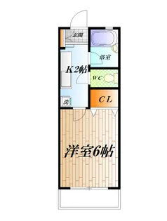 ハイツグリーンピア【1階】の間取り