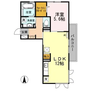 メゾン ルミエ I棟【1階】の間取り