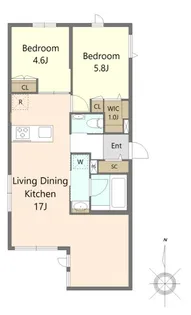 ヒメル学芸大学【1階】の間取り
