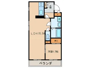 アネ-ロ城山【1階】の間取り