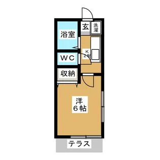 サンアークI【1階】の間取り