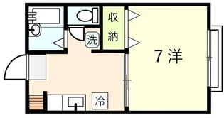 グレイハウス【1階】の間取り