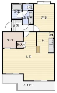 ソレイユI【3階】の間取り