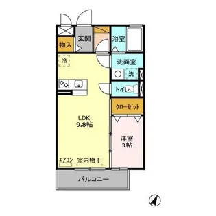 PRINCESS I・II【2階】の間取り