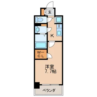 プレサンス新栄町ギャラント【7階】の間取り