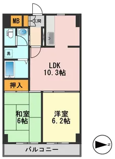 スカイフォーラム小岩【11階】の間取り